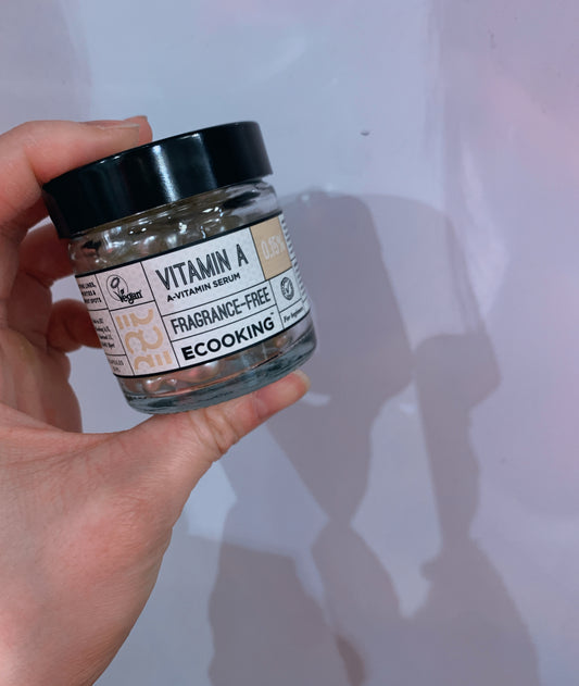 Ecooking A醇精華 0.15% - 丹麥溫和抗老精華,含純A醇及煙酰胺,針對細紋、毛孔及暗瘡印,適合新手入門。