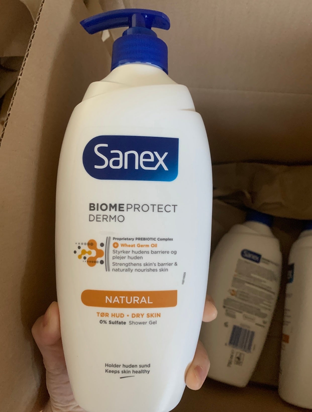 Sanex益生元沐浴露natural 750ml