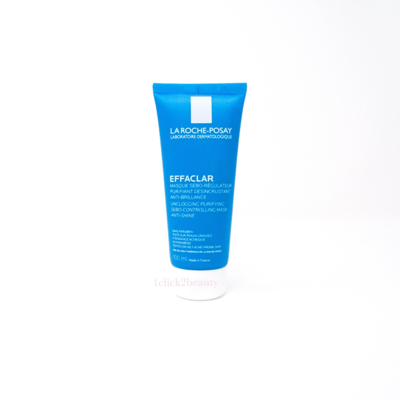 La Roche Posay EFFACLAR 深層控油淨化白泥面膜 100ml - 1click2beauty