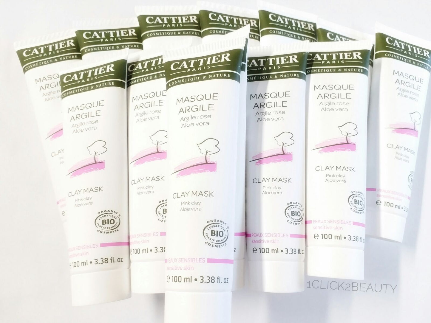 Cattier Paris 粉紅泥面膜,含天然粉紅泥及蘆薈,溫和深層清潔同時滋潤肌膚。輕鬆應對毛孔粗大和過敏問題,恢復肌膚光澤彈性。