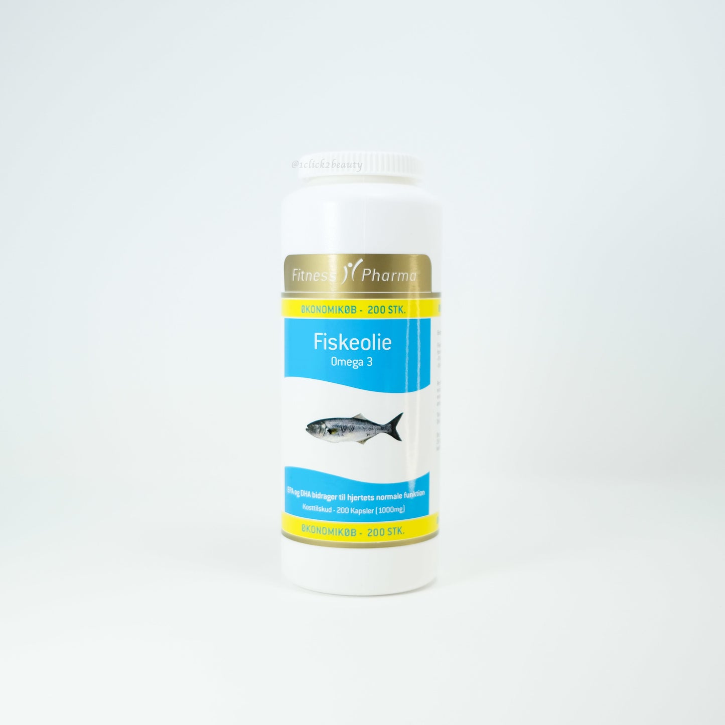 Fitness Pharma Fish oil 200粒 - 1click2beauty