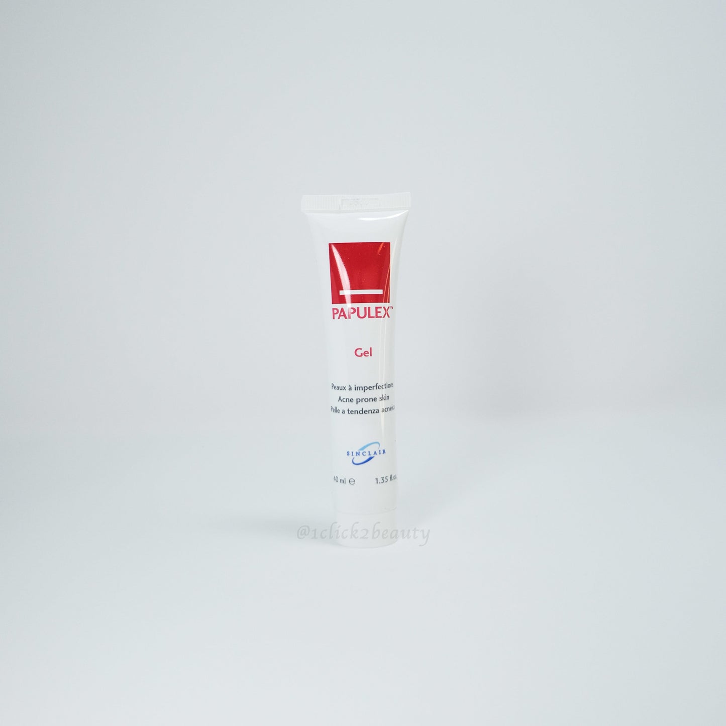 Papulex Gel 暗瘡啫哩,蘊含高效抗痘成分,能快速消滅暗瘡,舒緩發炎,預防痘痘復發。水楊酸深入毛孔,清除粉刺,茶樹精油抗菌消炎,加速痘痘消退,