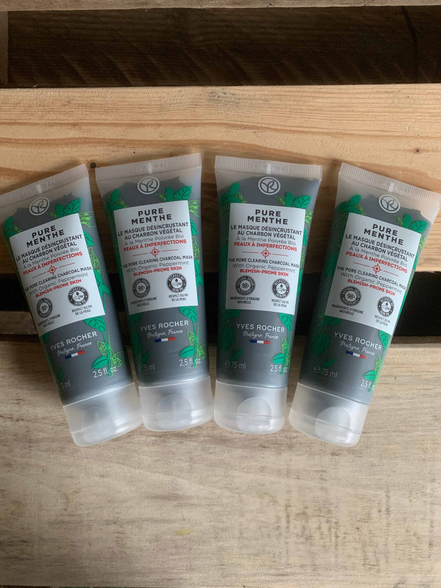 法國第一草本品牌Yves Rocher 有機薄荷毛孔淨化排毒面膜