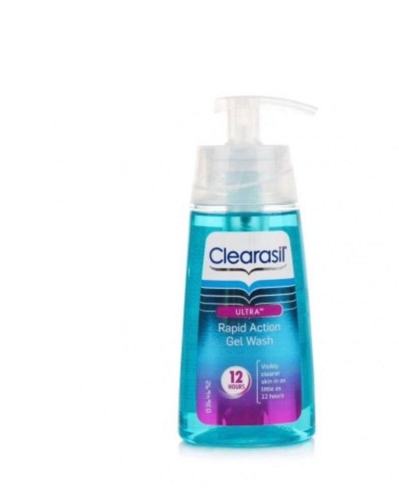 擁有Clearasil Ultra Rapid Action Gel Wash,溫和深層清潔毛孔,12小時內速效清痘,調理油光,還原肌膚平滑。含水揚酸,