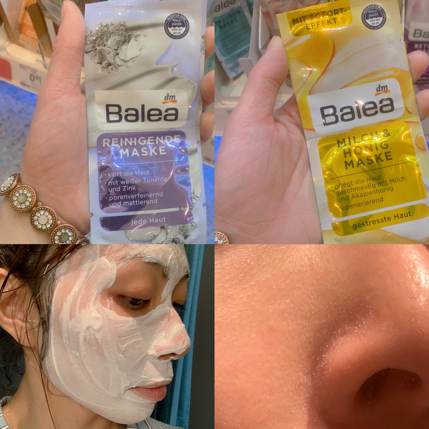 Balea 礦物白泥加鋅深層清潔面膜 5包10片