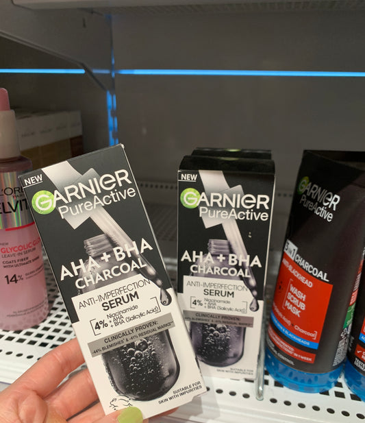 Garnier AHA+BHA黑炭精華