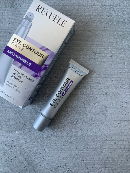 REVUELE EYE CONTOUR CARE ANTI-WRINKLE - 抗皺眼周護理,專為淡化細紋、緊緻眼周肌膚設計,提升年輕光采。適合所有膚質,溫和配方,有效改善眼周老化問題。