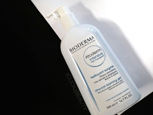 Bioderma Atoderm ultra rich foaming gel 強效滋潤潔膚啫喱 400ml - 1click2beauty