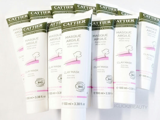 Cattier Paris 粉紅泥面膜,含天然粉紅泥及蘆薈,溫和深層清潔同時滋潤肌膚。輕鬆應對毛孔粗大和過敏問題,恢復肌膚光澤彈性。