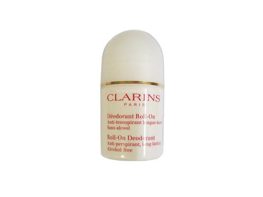 Clarins 溫和走珠止汗露,輕巧設計,便於攜帶。天然植物配方,溫和長效止汗,同時減少異味。