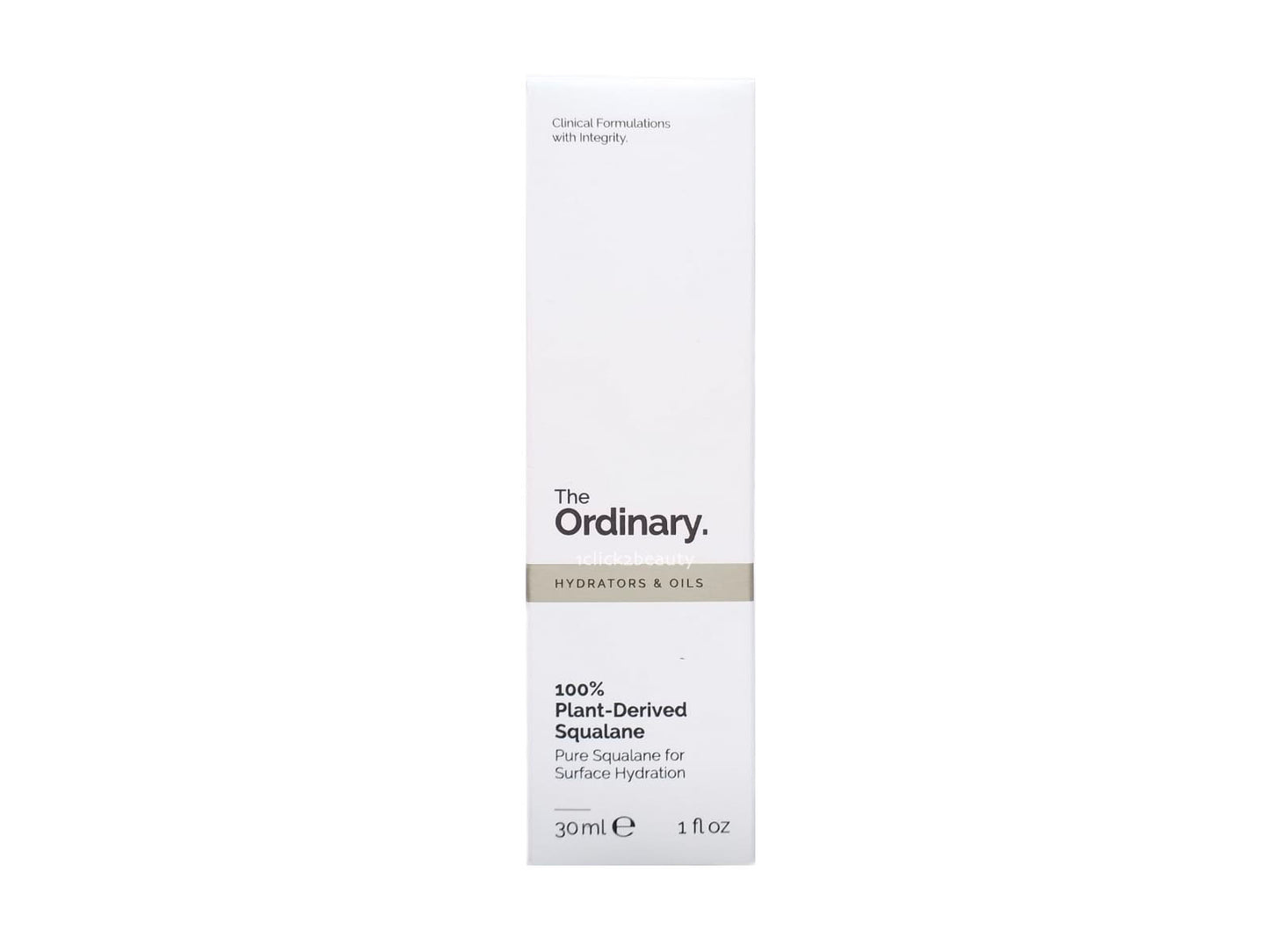 The ordinary 100% Plant -Derived Squalane 植物角鯊烷 30ML - buy European skincare in Hong Kong - 1click2beauty