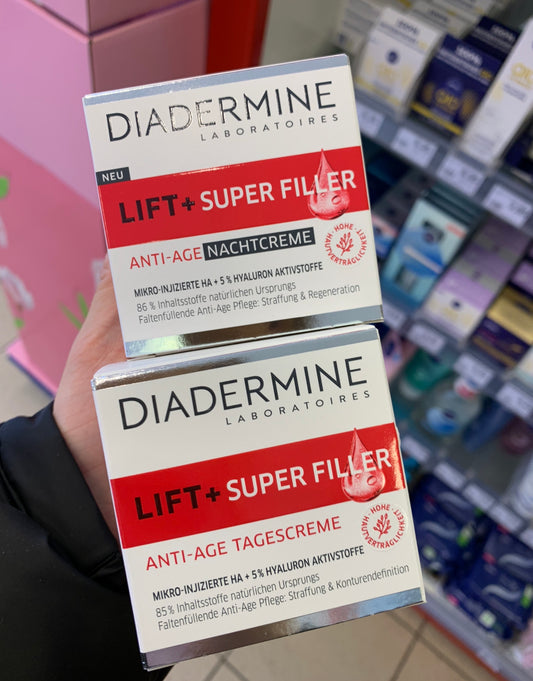 Diadermine Nachtcreme Lift+ Super Filler Hyaluron 緊緻提拉填平皺紋日晚霜系列 50ML
