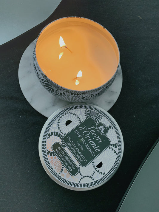 Tesori d'oriente Muschio bianco candle (只限順豐到付) - 1click2beauty