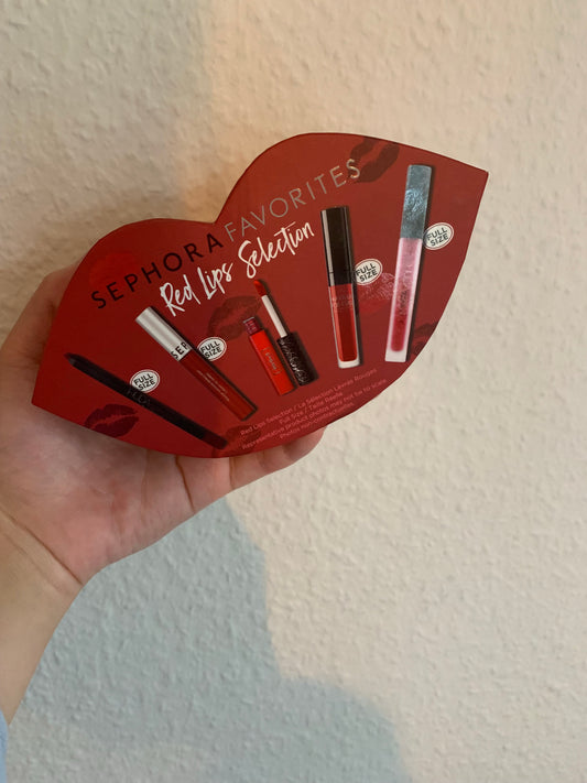 Sephora red lips kit - buy European skincare in Hong Kong - 1click2beauty