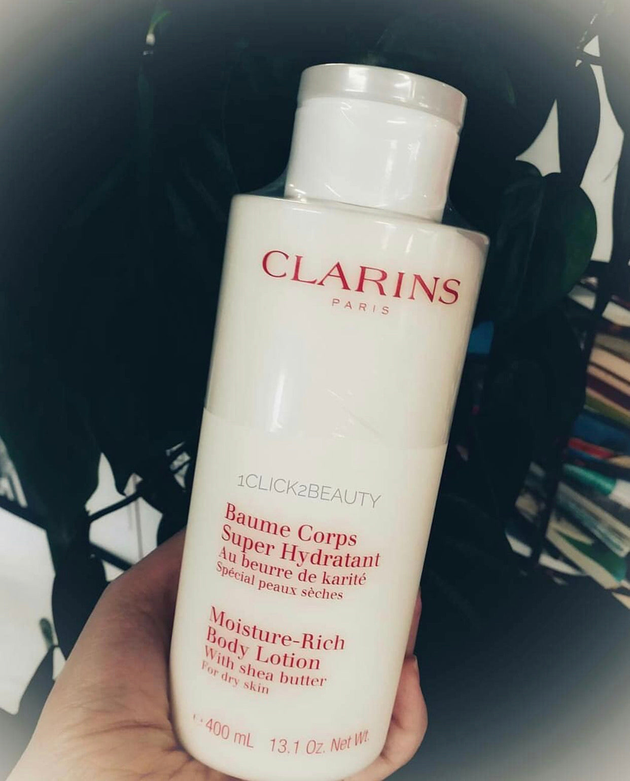 Clarins moisture rich body lotion 柔潤身體乳 400ml - buy European skincare in Hong Kong - 1click2beauty