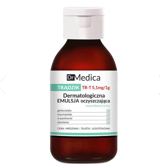 Dr. Medica Dermatological Anti-Acne Cleanser,專為痘痘肌設計,溫和潔淨,有效去除污垢和多餘油脂,抑制痘痘滋生,舒緩炎症,預防痘痘生成。无刺激配方,适合敏感肌,帮助改善痘痘肌膚