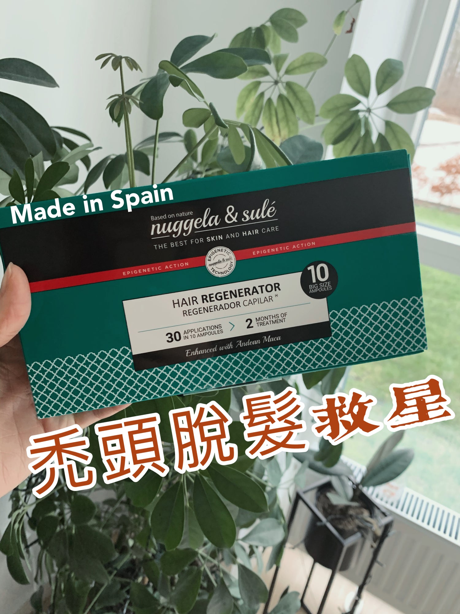 Nuggela Sule Hair Regenerator Ampoules 蕴含豐富的營養成分，包括維生素B5、生物素、水解蛋白等，能有效滋養髮根，強化髮絲韌性，改善髮質乾燥、毛躁、斷裂等問題，使秀髮重拾健康光澤，煥發活力。
